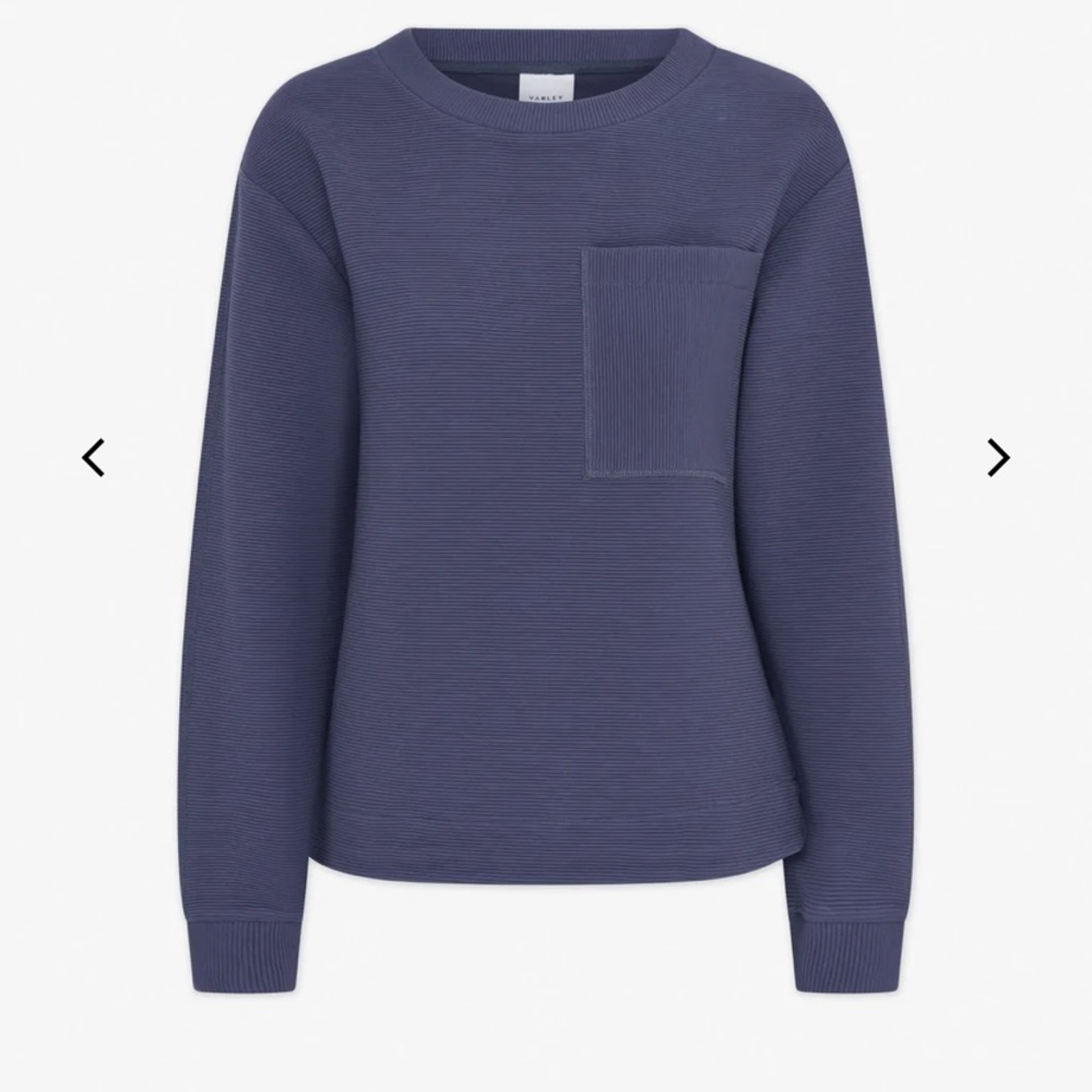 VARLEY HEWITT Top in Color Deepest slate Xs